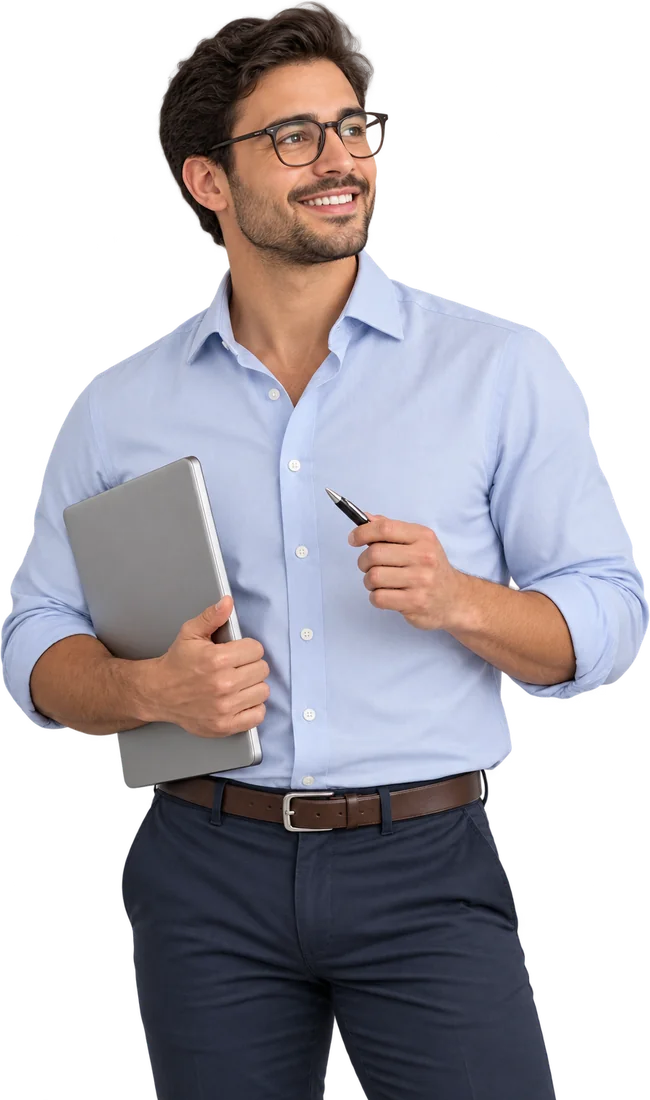 Professional exploring career opportunities