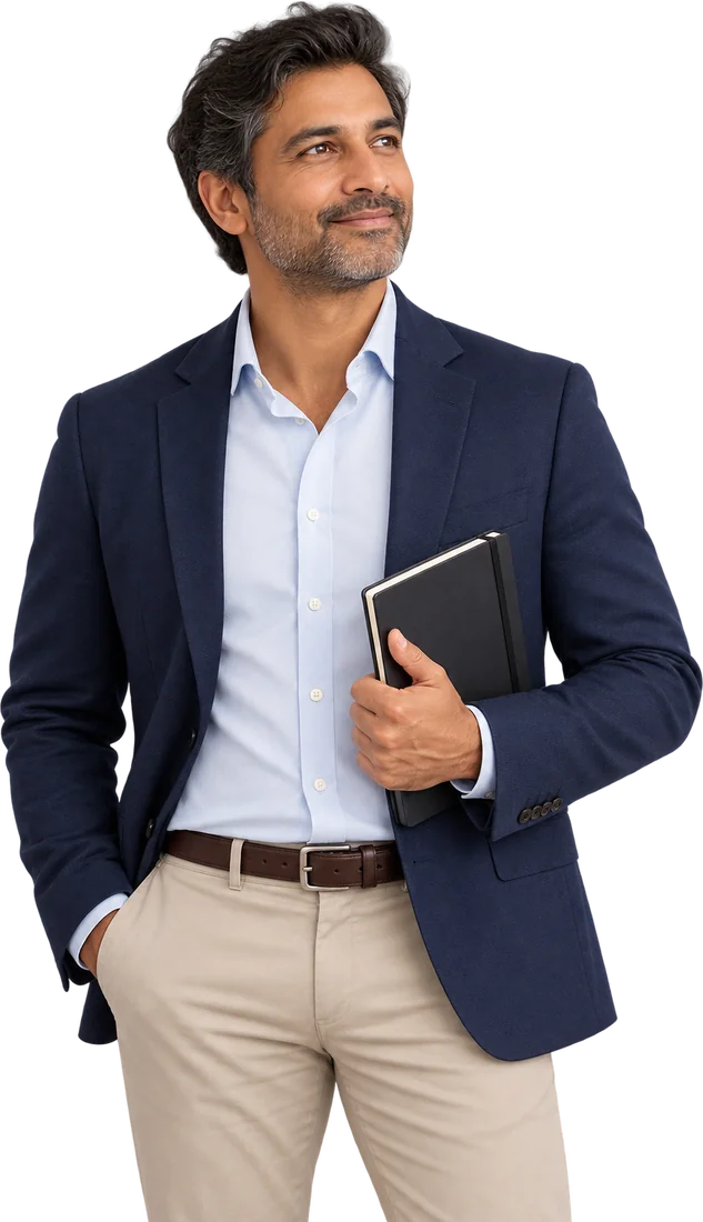 Professional exploring career opportunities